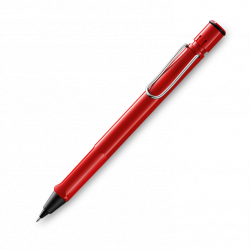 Mechanical Safari pencil - Lamy - red, 0,5 mm