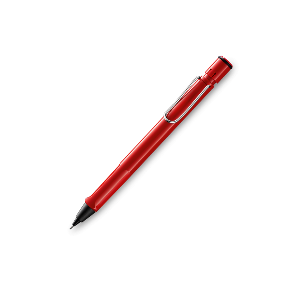 Ołówek automatyczny Safari - Lamy - czerwony, 0,5 mm