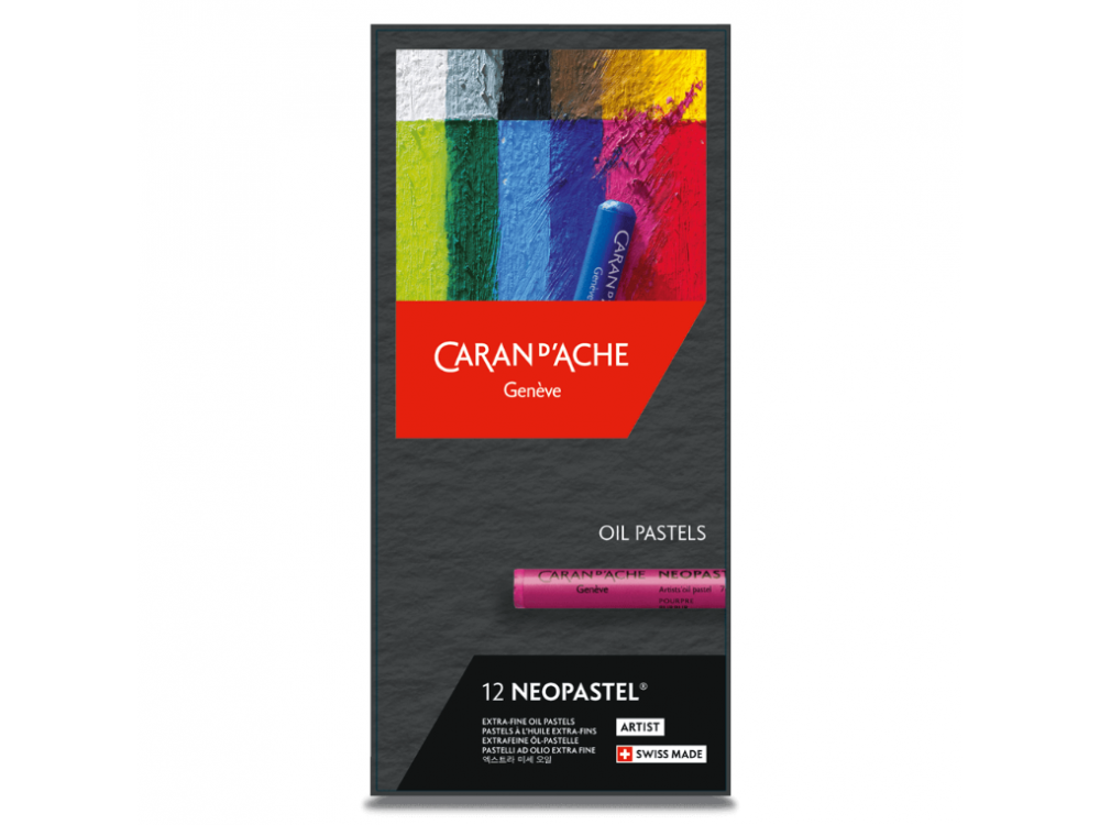 Set of Neopastel oil pastels - Caran d'Ache - 12 colors