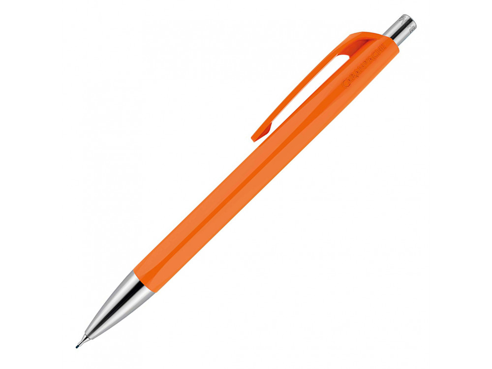Ołówek automatyczny Infinite 888 - Caran d'Ache - pomarańczowy, 0,7 mm
