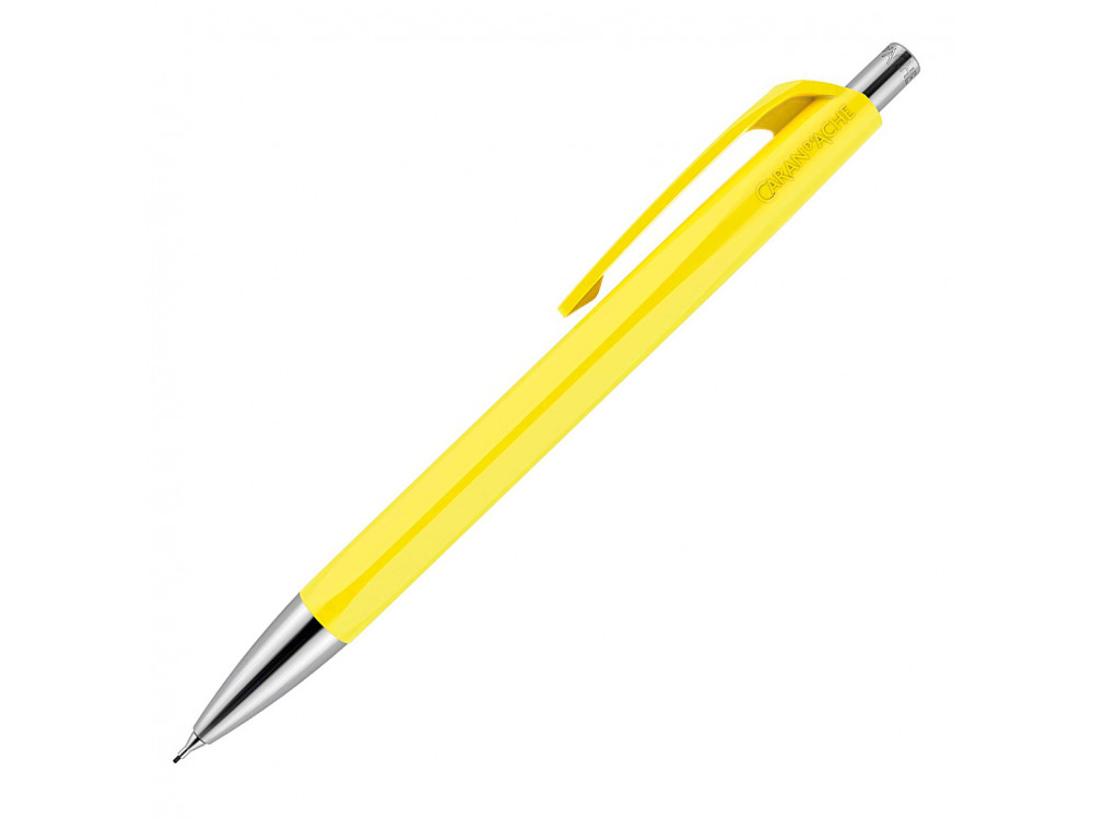 Mechanical pencil Infinite 888 - Caran d'Ache - yellow, 0,7 mm
