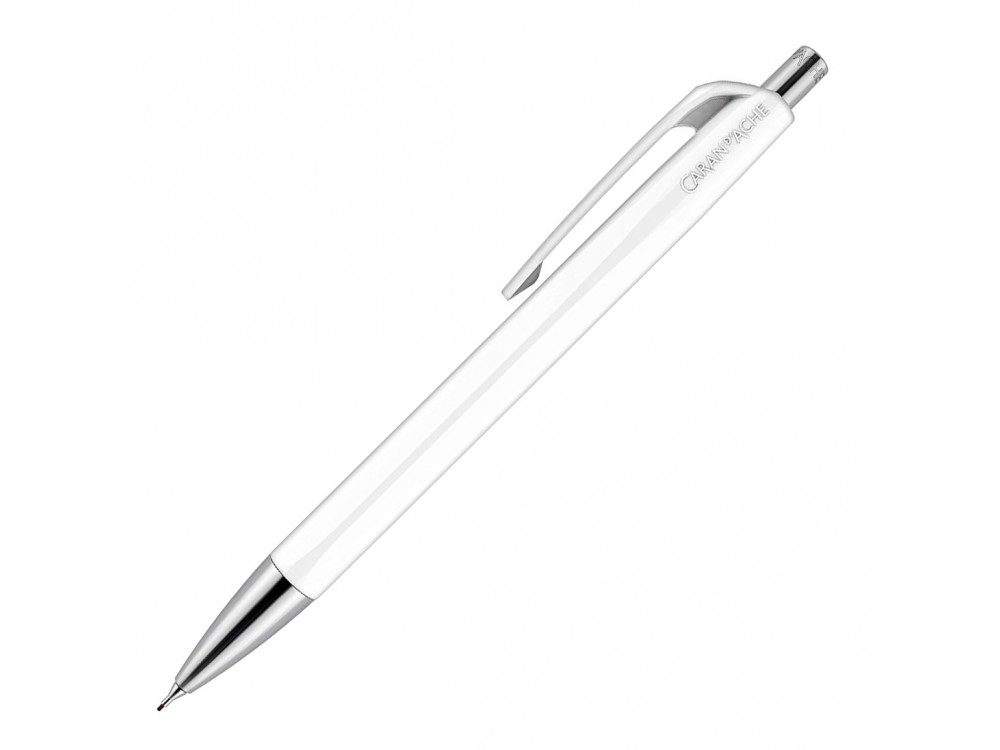 Ołówek automatyczny Infinite 888 - Caran d'Ache - biały, 0,7 mm