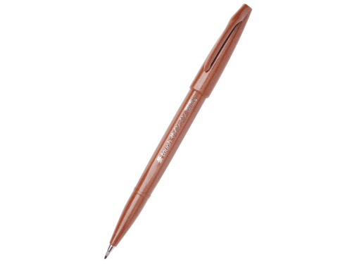 Pisak pędzelkowy Brush Sign Pen - Pentel - brązowy