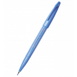 Marker Brush Sign Pen S - Pentel - Sky Blue