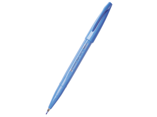 Marker Brush Sign Pen S - Pentel - Sky Blue
