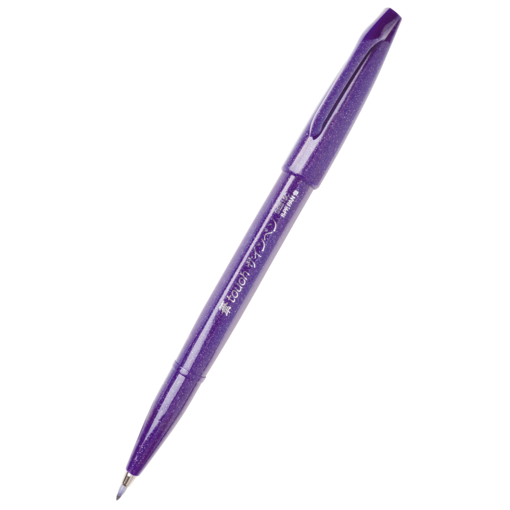 Pisak pędzelkowy Brush Sign Pen - Pentel - fioletowy
