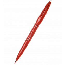 Pisak pędzelkowy Brush Sign Pen - Pentel - czerwony