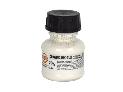 Technical drawing ink - Koh-I-Noor - white, 20 g