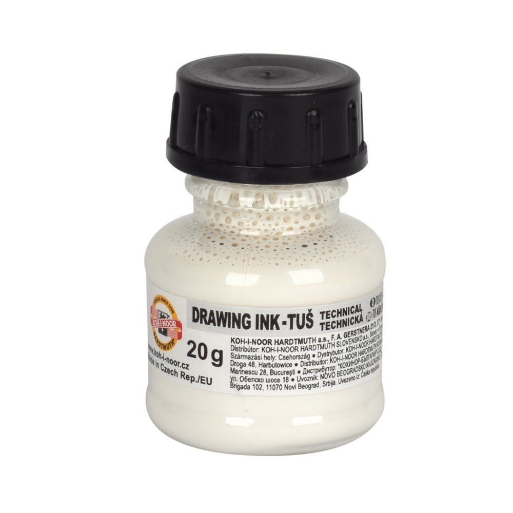 Technical drawing ink - Koh-I-Noor - white, 20 g