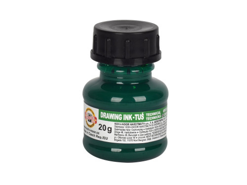 Technical drawing ink - Koh-I-Noor - green, 20 g