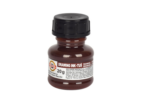 Technical drawing ink - Koh-I-Noor - brown, 20 g