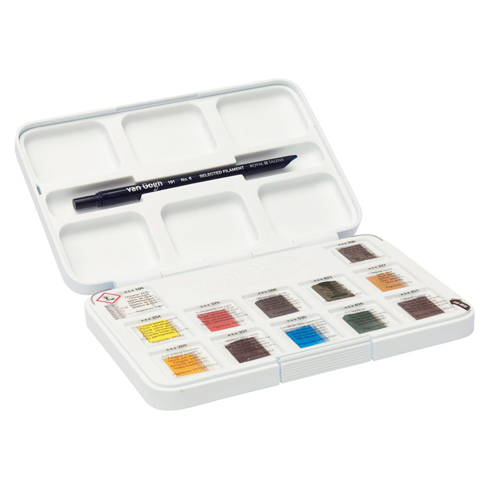 Watercolor paints pocket box - Van Gogh - 12 colors