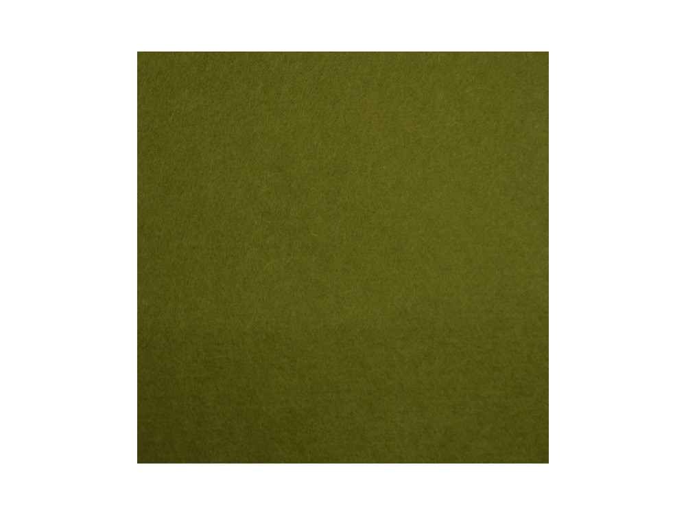 Wool felt A4 - olive green, 1 mm