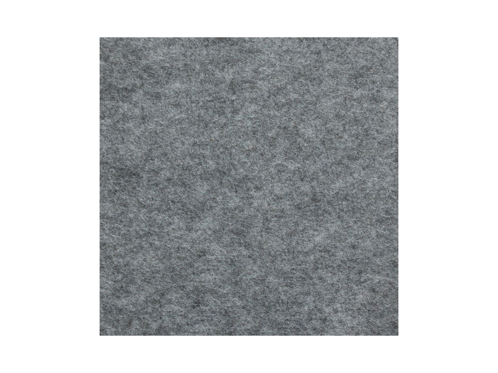 Wool felt A4 - medium grey mixed ecru, 1 mm