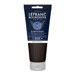 Acrylic paint - Lefranc & Bourgeois - van dyck brown, 200 ml