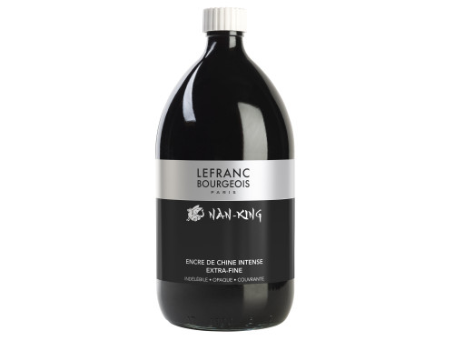 Tusz chiński Nan-King - Lefranc & Bourgeois - czarny, 1l