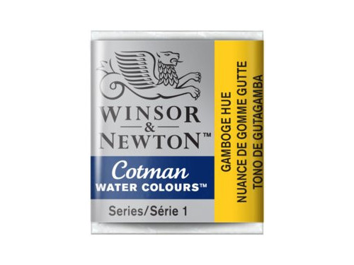 Farba akwarelowa Cotman - Winsor & Newton - Gamboge Hue, półkostka