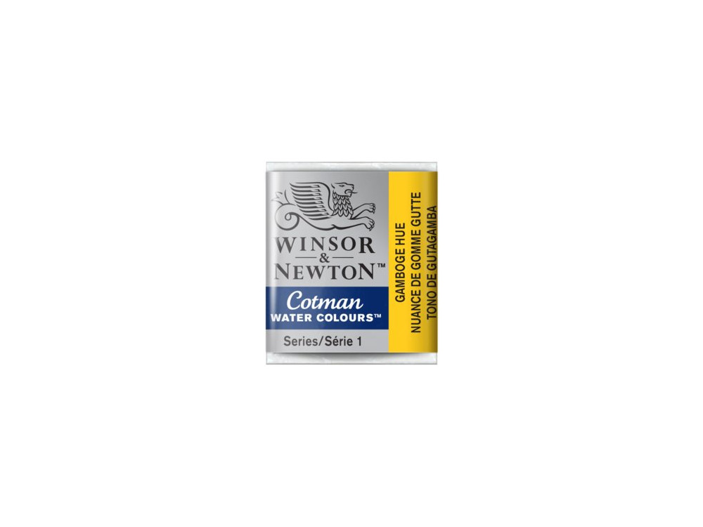 Cotman watercolor paint - Winsor & Newton - Gamboge Hue, half pan