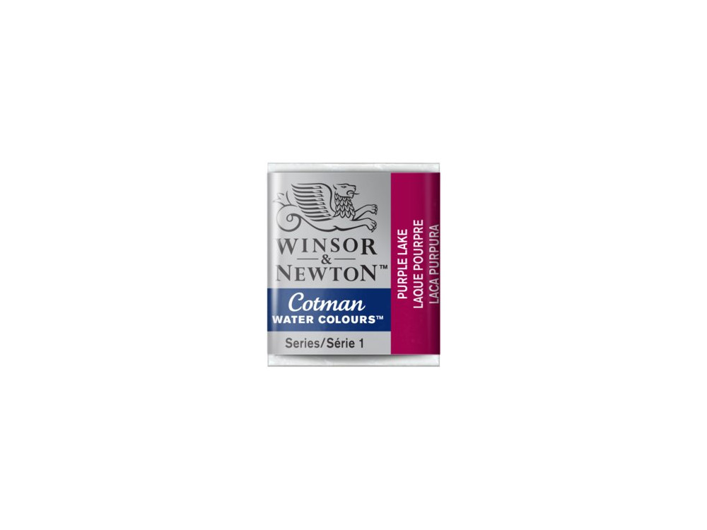 Cotman watercolor paint - Winsor & Newton - Purple Lake, half pan