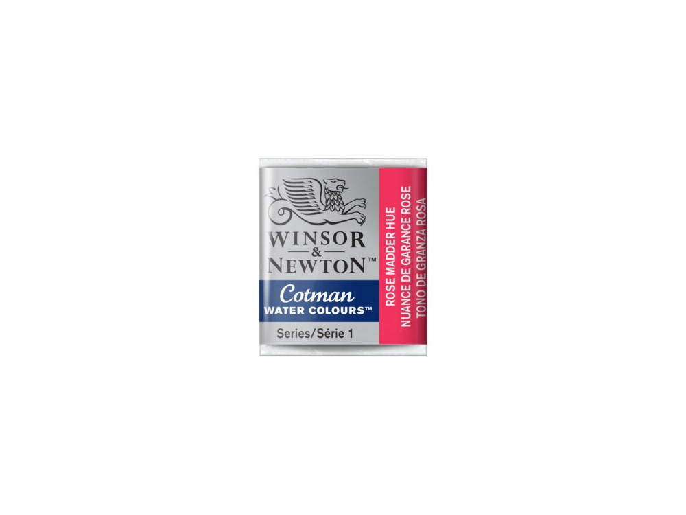 Farba akwarelowa Cotman - Winsor & Newton - Rose Madder, półkostka