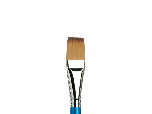 Flat, synthetic Cotman brush, series 666 - Winsor & Newton - short handle, no 3/4