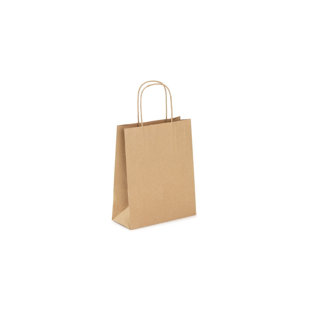 Paper bag - brown, 24 x 10 x 32 cm