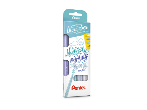 Set of artistic Brush Sign Pen - Pentel - 4 pcs.