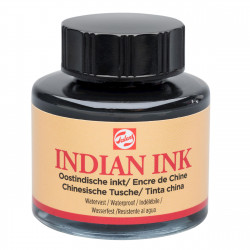 Tusz kreślarski Indian Ink - Talens - czarny, 30 ml