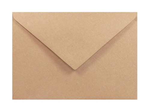Recycled Envelope 100g - C6 Eko Kraft Delta brown