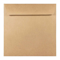 Envelope Eko Kraft 100g- 17 x 17 cm, brown