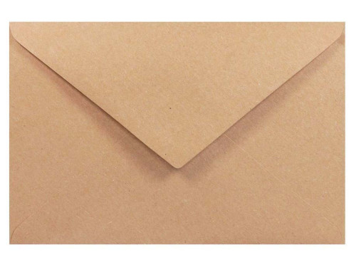 Koperta ekologiczna 100g - C5 Eko Kraft Delta brązowa