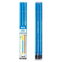 Wkłady Standard A do długopisów ścieralnych - Happy Color - niebieskie, 3 szt.