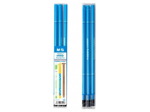 Ballpoint refills for removable pens - Happy Color - blue, 3 pcs.