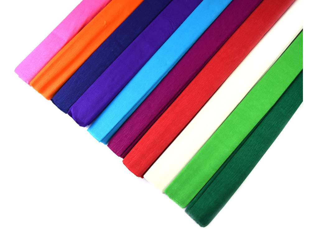 Crepe Paper - Happy Color - 10 colors, 10 pcs.