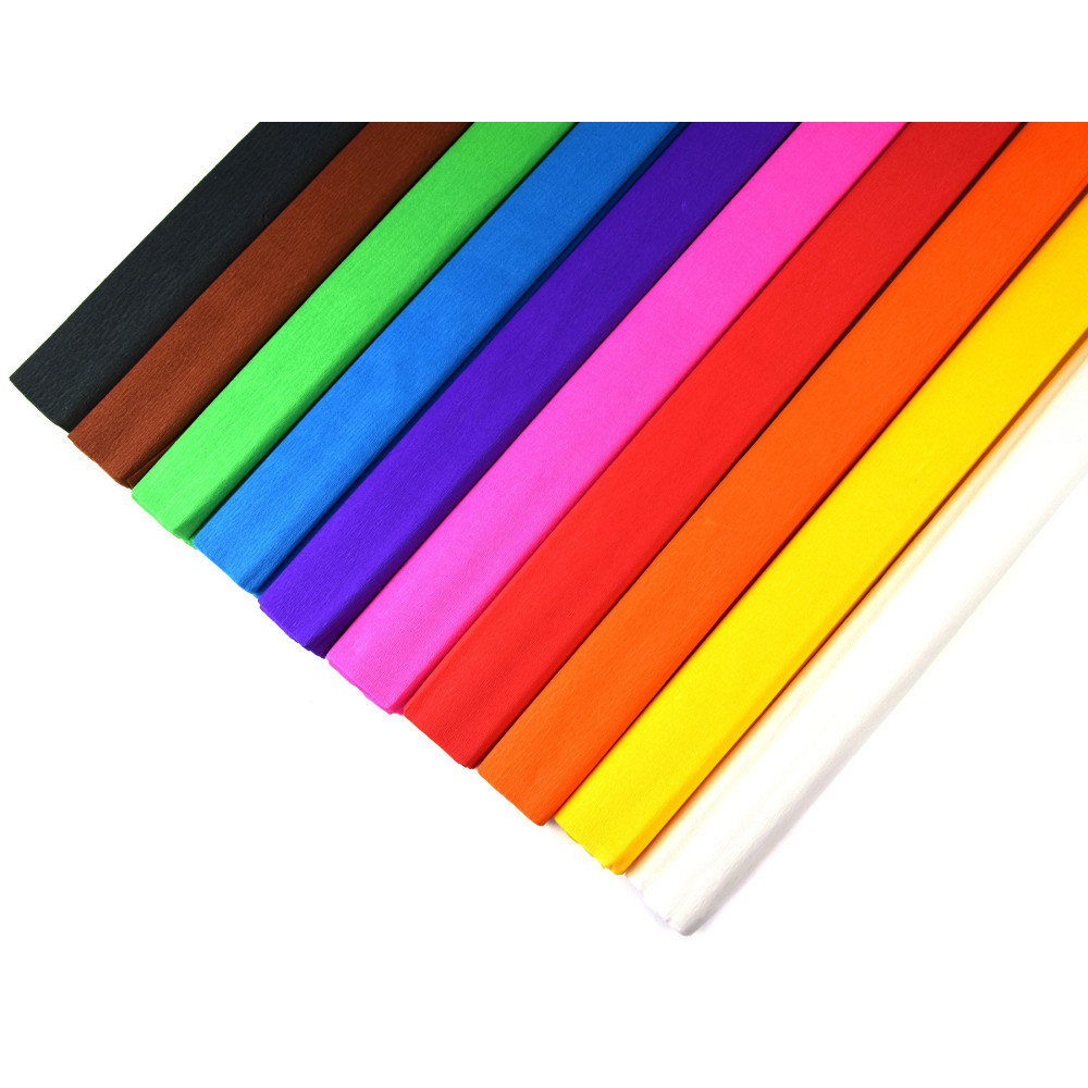 Crepe Paper set A - Happy Color - 10 colors, 10 pcs.