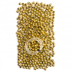 BEADS 5 MM, 30 G GOLD