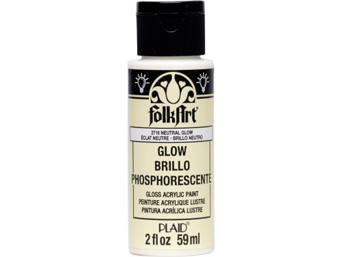 FolkArt Acrylic Colors - Fluorescent Glow Neutral, 2 oz.