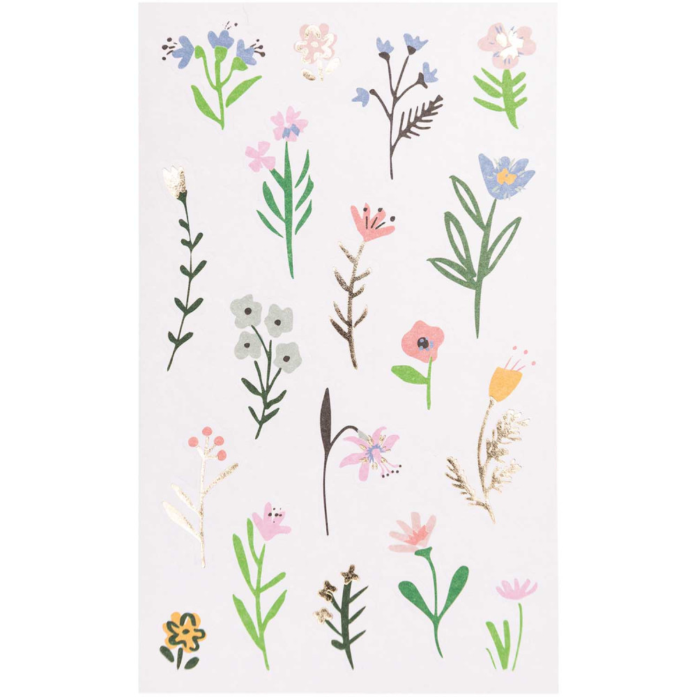 Paper stickers - Paper Poetry - spring flowers