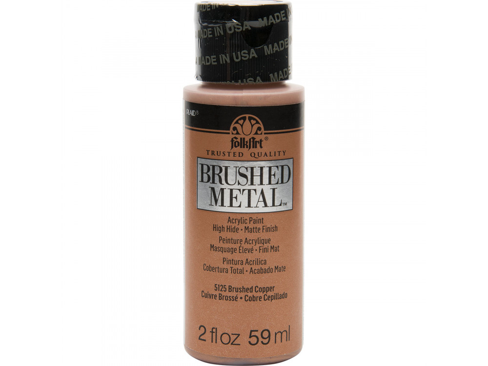 FolkArt Brushed Metal™ Acrylic Paint - Copper, 2 oz.