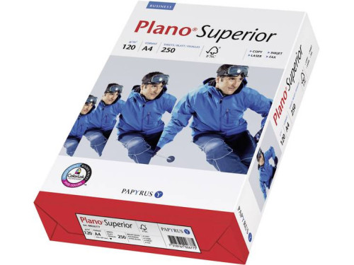 Papier do drukarki, ksero Plano Superior, A4 - biały, 120 g, 250 ark.