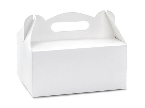 Cake boxes - white, 10 pcs.