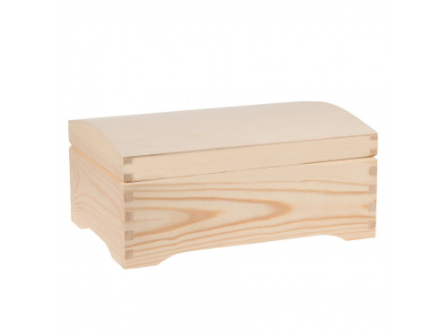 Kufer drewniany, skrzynia - 30 x 20 x 12,5 cm