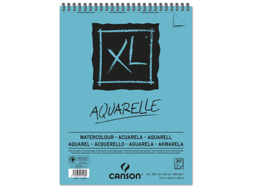Paper pad XL Aquarelle spiral, A3- Canson - 300 g, 30 sheets.