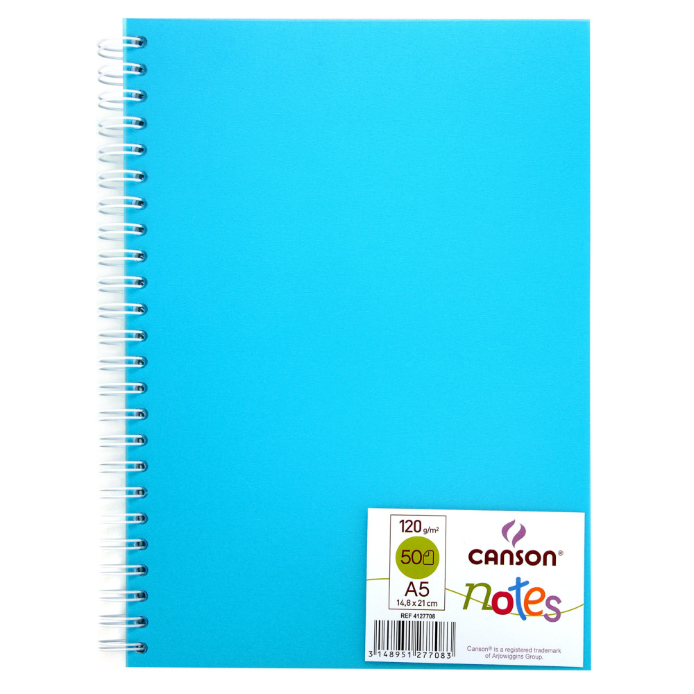 Sketchbook, polypropylene notebook - Canson - blue, 120 g, 50 sheets