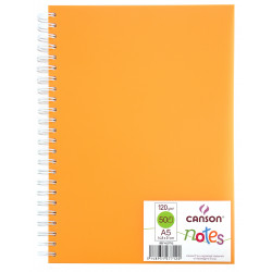 Sketchbook, polypropylene notebook - Canson - orange, 120 g, 50 sheets