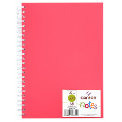 Sketchbook, polypropylene notebook - Canson - pink, 120 g, 50 sheets