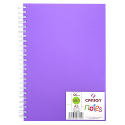 Sketchbook, polypropylene notebook - Canson - purple, 120 g, 50 sheets