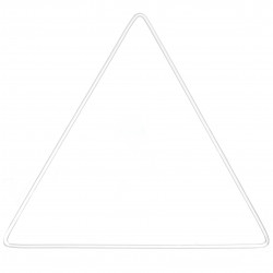 Metal triangle hoop, base...