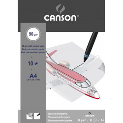 Tracing paper pad A4 - Canson - 90 g, 10 sheets