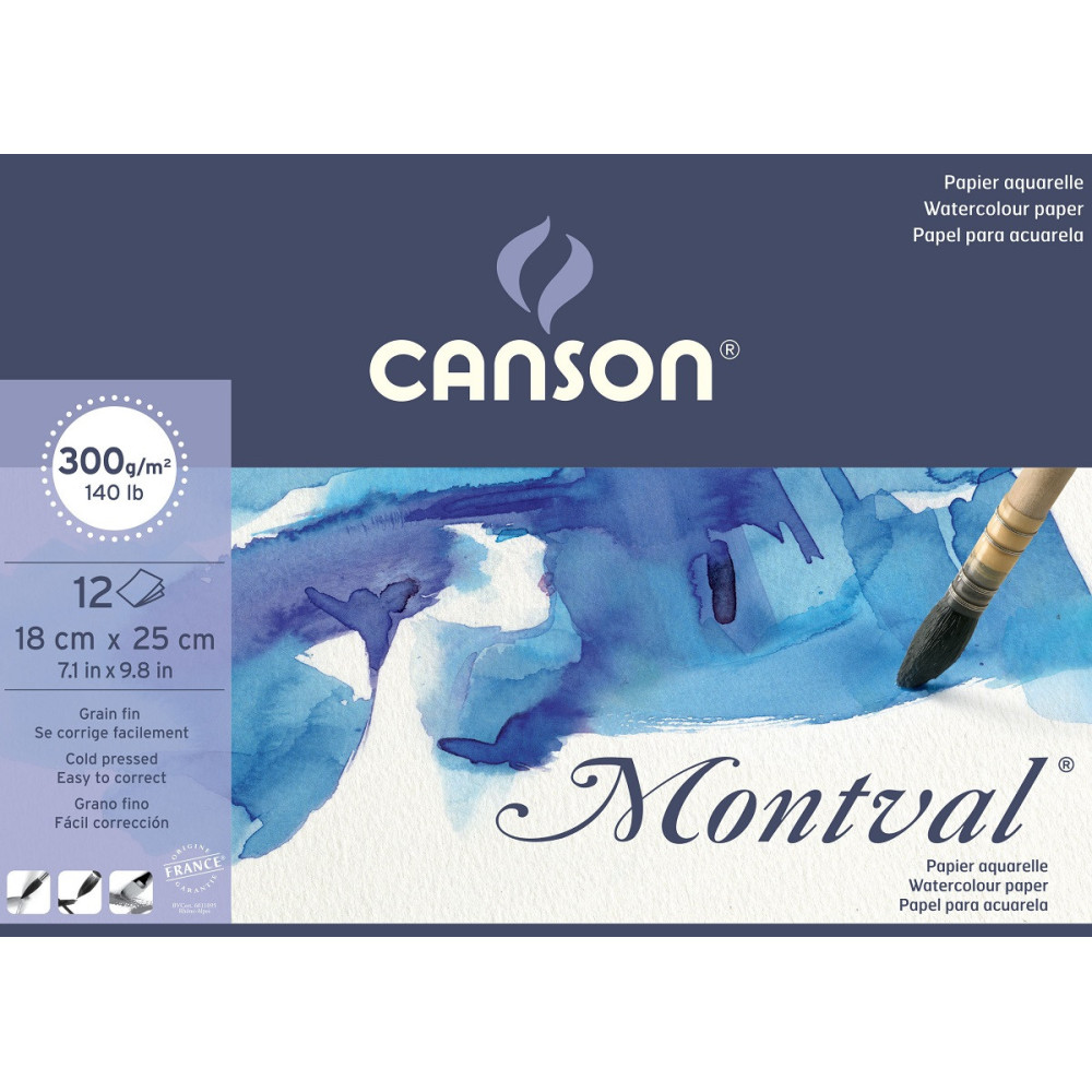 Canson Montval Greeting Cards & Envelopes Watecolor Blank Cold PR